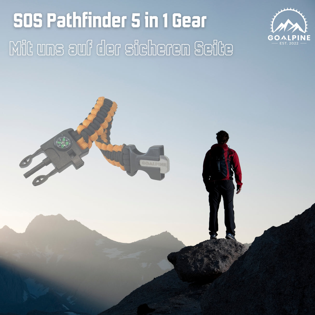 SOS Pathfinder | Survival Armband Paracord