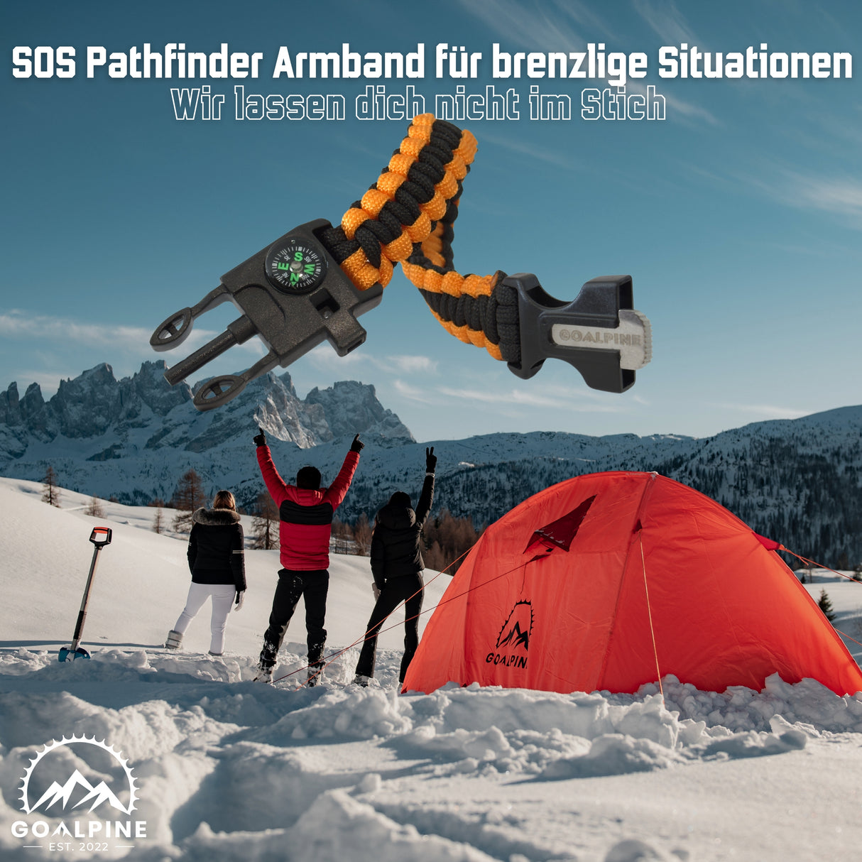 SOS Pathfinder | Survival Armband Paracord