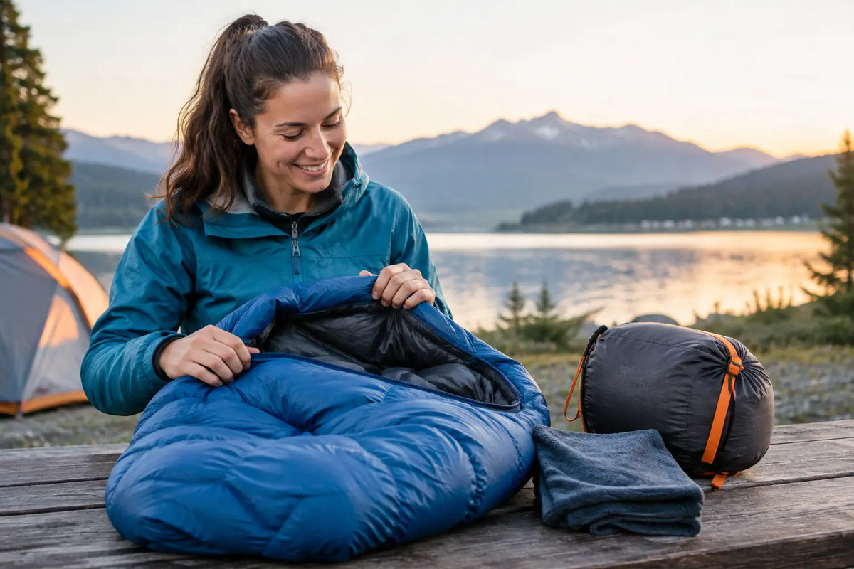 Schlafsack Pflege für Wärme auf jeder Tour