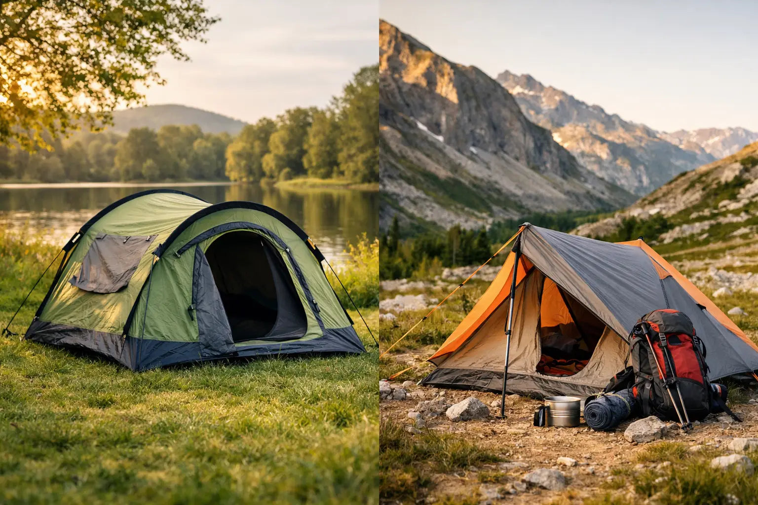 Pop up Zelt oder Trekkingzelt - was passt?