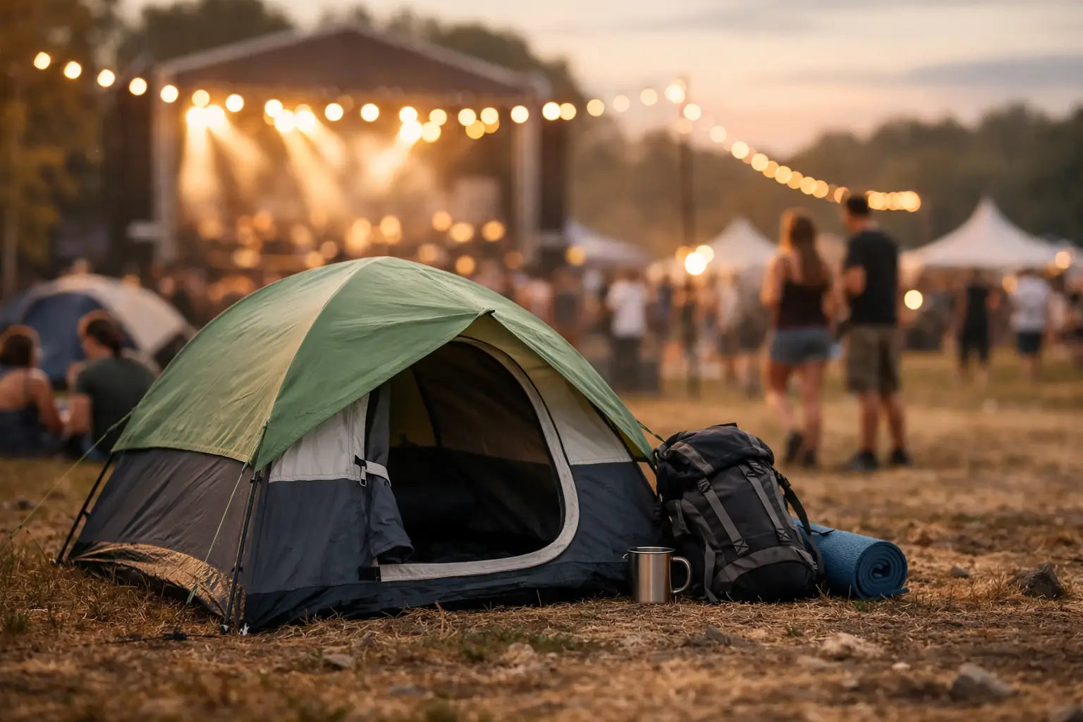 Kompaktes Festivalzelt für dein Wochenende