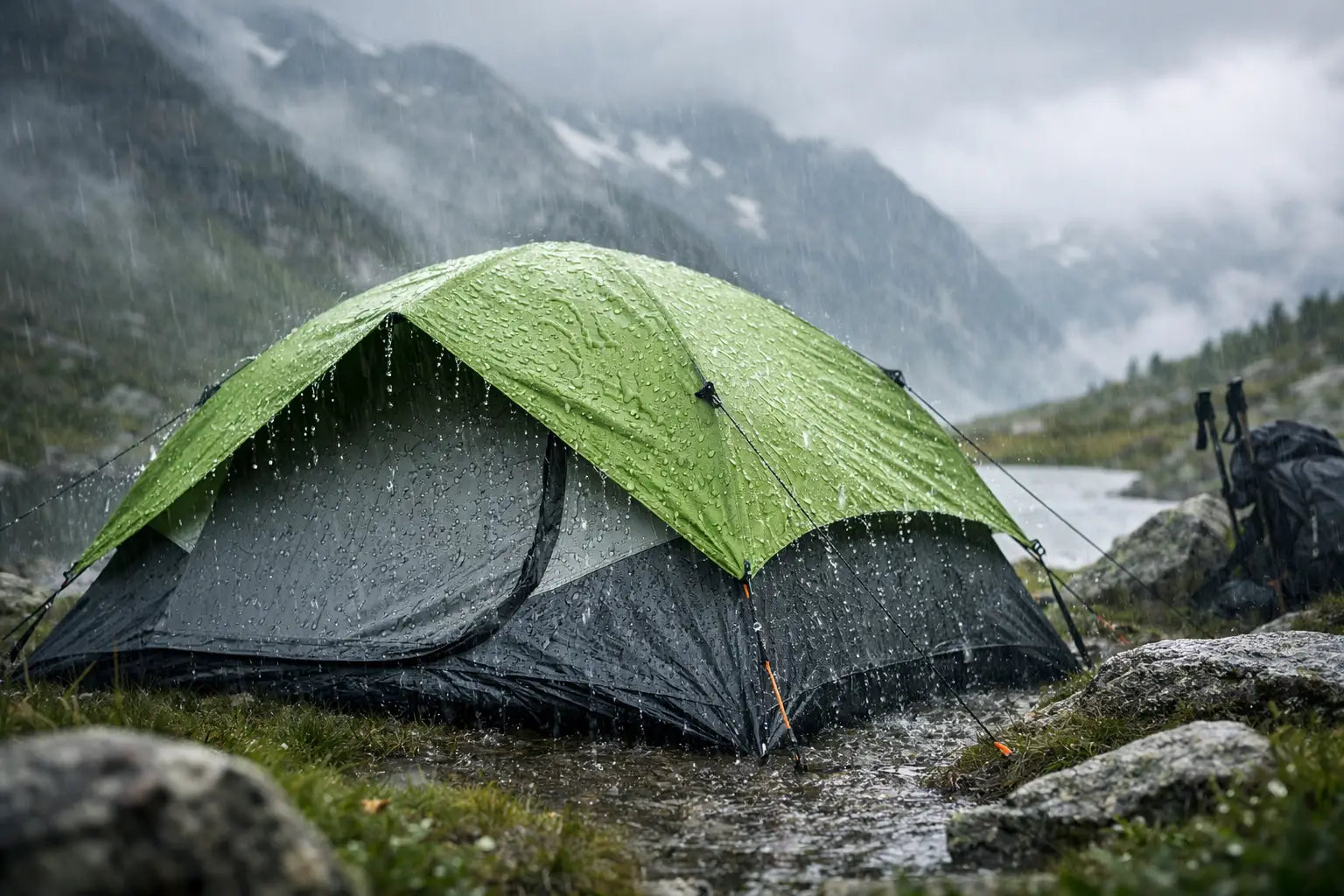 Wie wasserdicht muss ein Trekkingzelt sein?