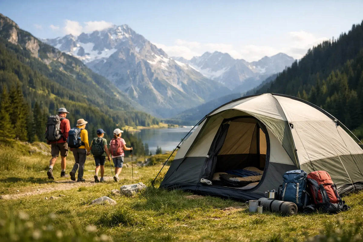 Wandern mit Familienzelt: So wird es leicht