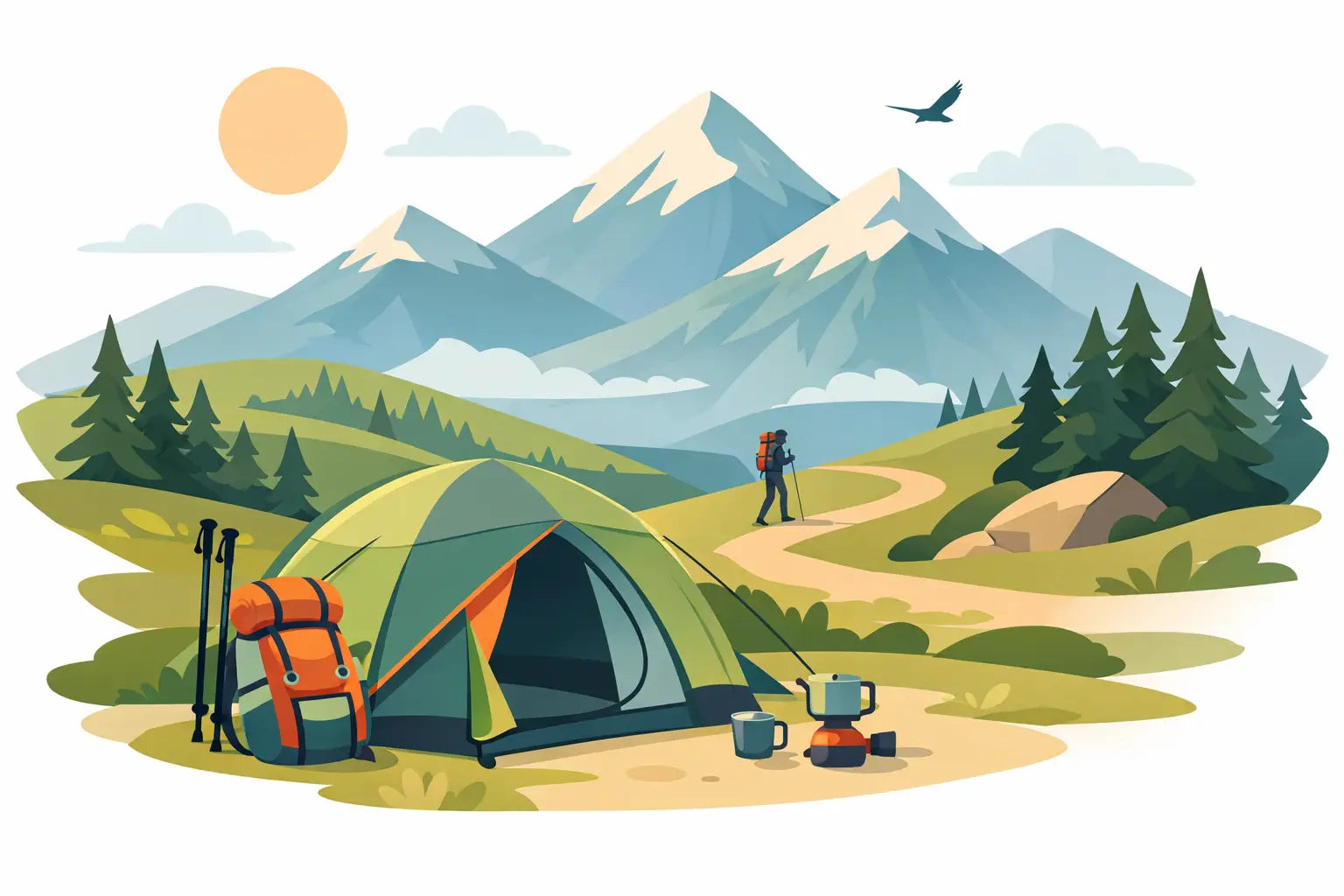 Leichtes Trekkingzelt für Mehrtagestour wählen