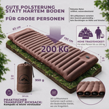 Isomatte mit Integrierter Fußpumpe