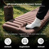 Isomatte mit Integrierter Fußpumpe