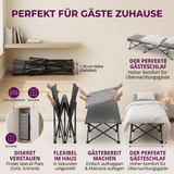 GOALPINE® OASE | Feldbett Groß mit Matratze [Wildtierleder Imitat] & Kissen